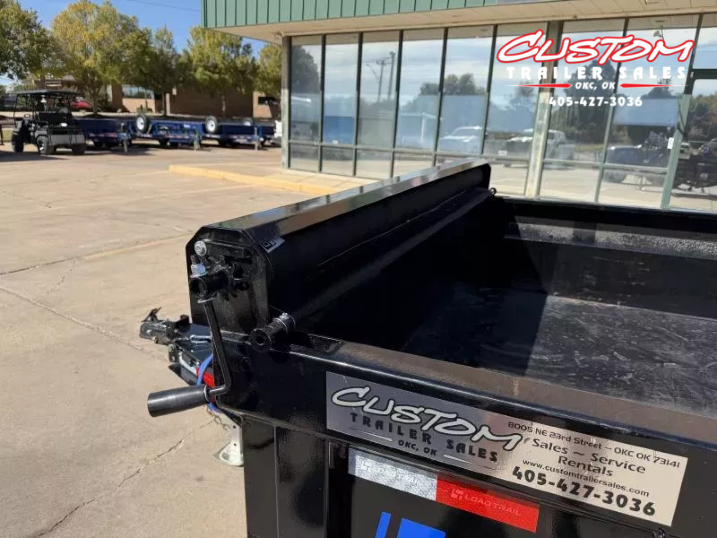 New #370697 2026 LOAD TRAIL DE 6 X 12 TANDEM AXLE 10K BUMPER PULL DUMP