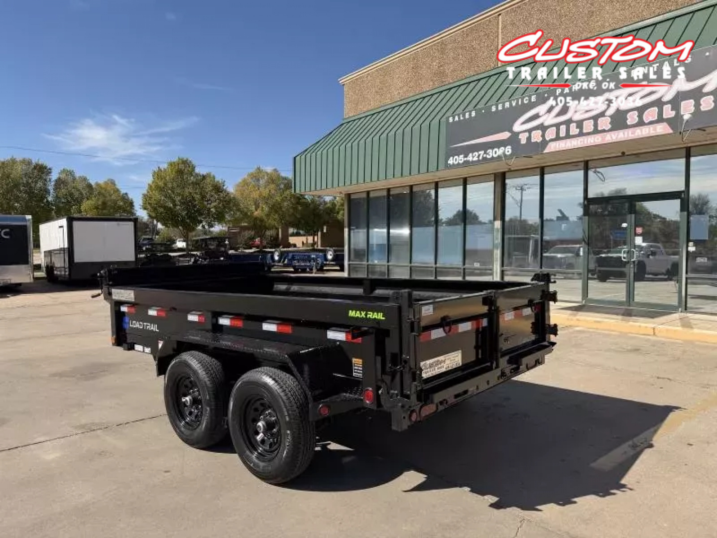 New #370697 2026 LOAD TRAIL DE 6 X 12 TANDEM AXLE 10K BUMPER PULL DUMP