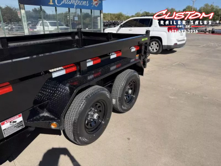 New #370697 2026 LOAD TRAIL DE 6 X 12 TANDEM AXLE 10K BUMPER PULL DUMP