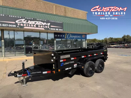 New #370697 2026 LOAD TRAIL DE 6 X 12 TANDEM AXLE 10K BUMPER PULL DUMP