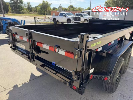 New #370697 2026 LOAD TRAIL DE 6 X 12 TANDEM AXLE 10K BUMPER PULL DUMP