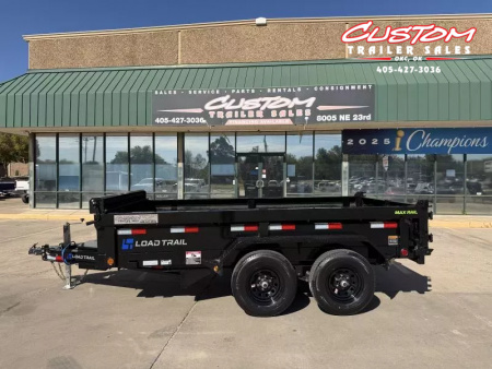 New #370697 2026 LOAD TRAIL DE 6 X 12 TANDEM AXLE 10K BUMPER PULL DUMP