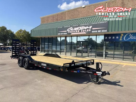 New #370752 2025 LOAD TRAIL CH 22 X 102 TANDEM AXLE 14K EQUIPMENT HAULER W/ FOLD UP RAMPS