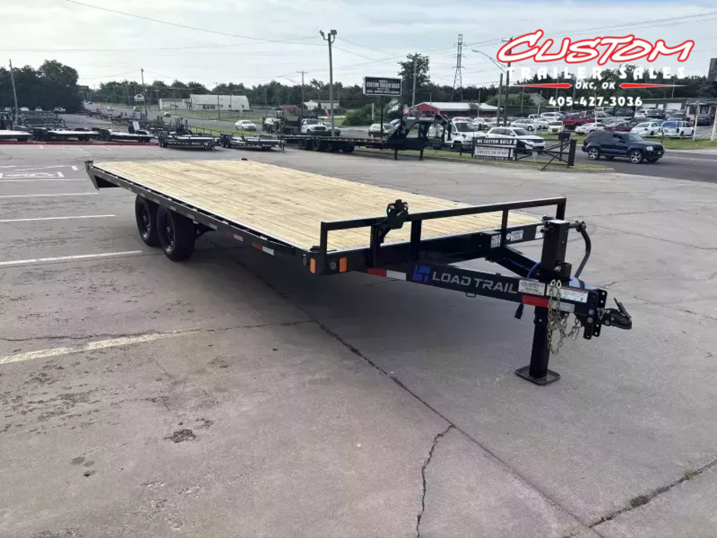 New #370993 2026 LOAD TRAIL DK 20 X 102 BUMPER PULL 10K DECKOVER W/ SLIDE IN RAMPS