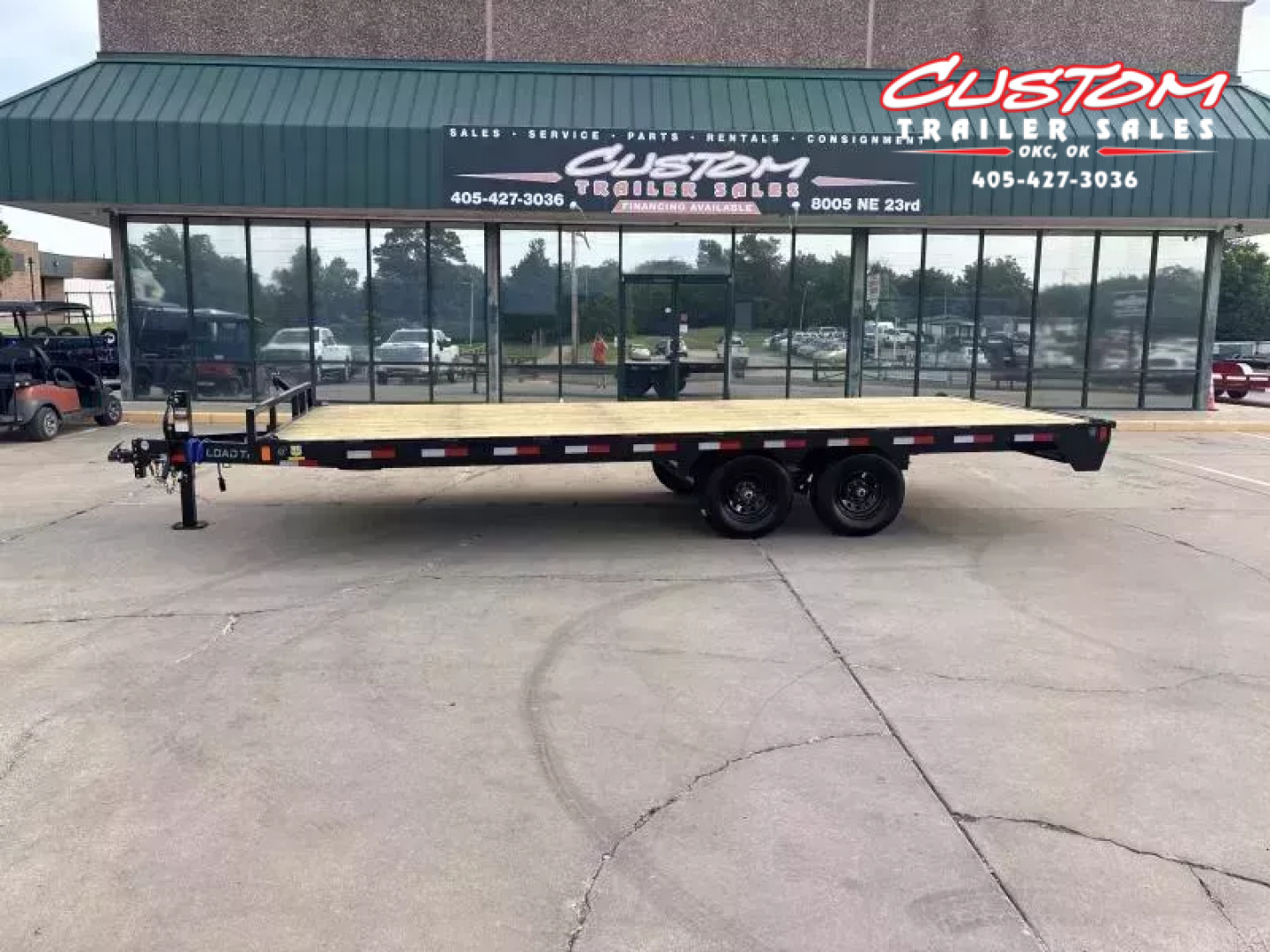 New #370993 2026 LOAD TRAIL DK 20 X 102 BUMPER PULL 10K DECKOVER W/ SLIDE IN RAMPS