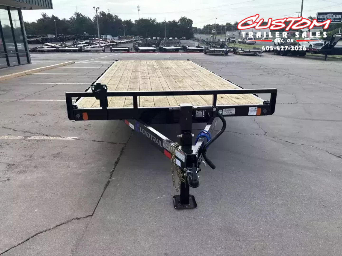 New #370993 2026 LOAD TRAIL DK 20 X 102 BUMPER PULL 10K DECKOVER W/ SLIDE IN RAMPS