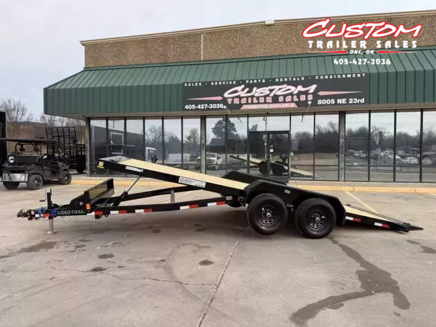 New #371002 2026 LOAD TRAIL TM 20 X 83 TANDEM AXLE 10K MAX-TILT DECK TRAILER
