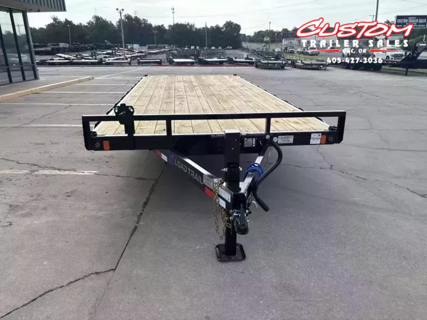 New #371070 2026 LOAD TRAIL DK 20 X 102 BUMPER PULL 10K DECKOVER W/ SLIDE IN RAMPS