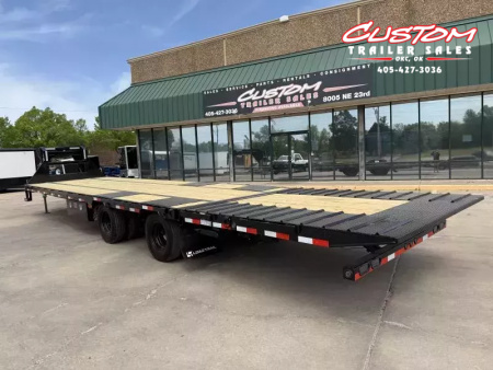 New #371552 2026 LOAD TRAIL GL 36 X 102 DUAL TANDEM LOW-PRO 20K GOOSENECK W/ HYDRAULIC DOVETAIL & JACKS