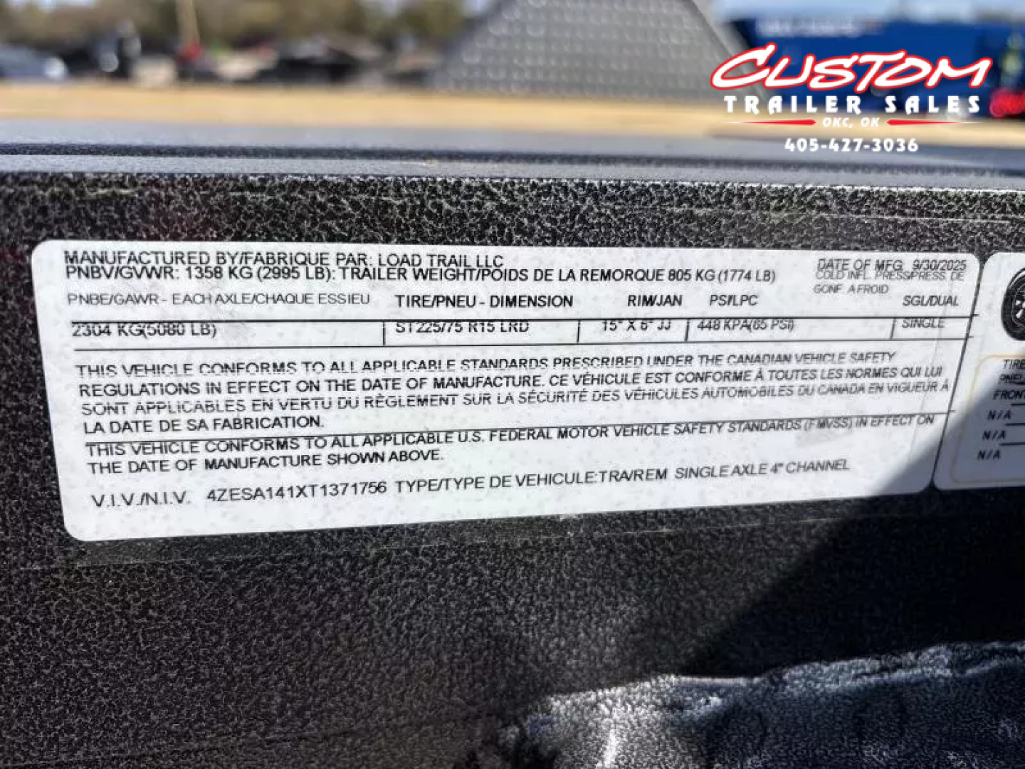 New #371756 2026 LOAD TRAIL SX 14 X 77 SINGLE AXLE 5K ATV UTILITY W/ 2' DOVE & RAMP GATE