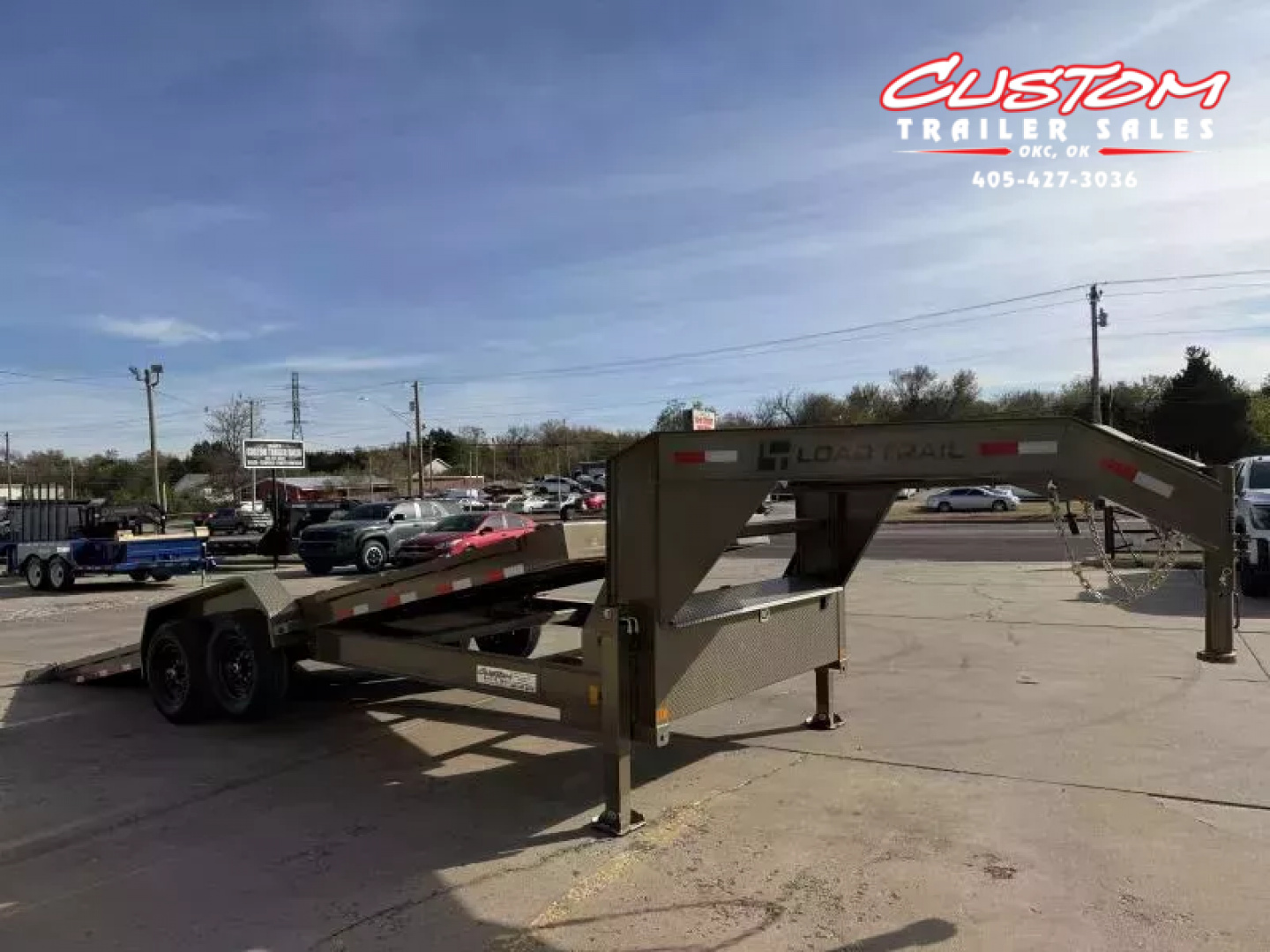 New #372940 2026 LOAD TRAIL TG 24 X 83 TANDEM AXLE 14K GOOSENECK RAPID LOADER FULL BED TILT DECK