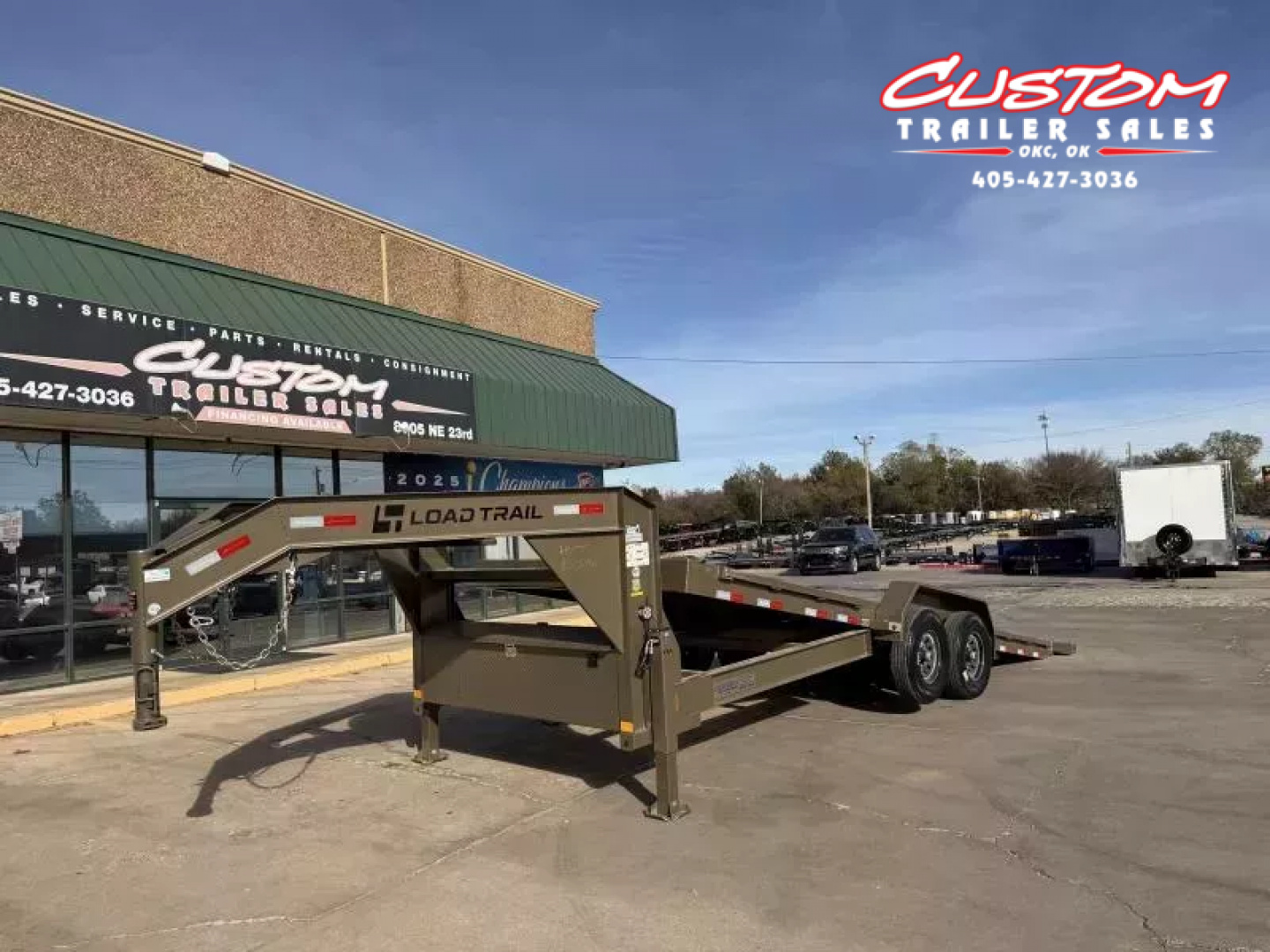 New #372940 2026 LOAD TRAIL TG 24 X 83 TANDEM AXLE 14K GOOSENECK RAPID LOADER FULL BED TILT DECK