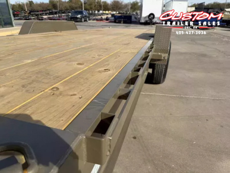 New #372940 2026 LOAD TRAIL TG 24 X 83 TANDEM AXLE 14K GOOSENECK RAPID LOADER FULL BED TILT DECK