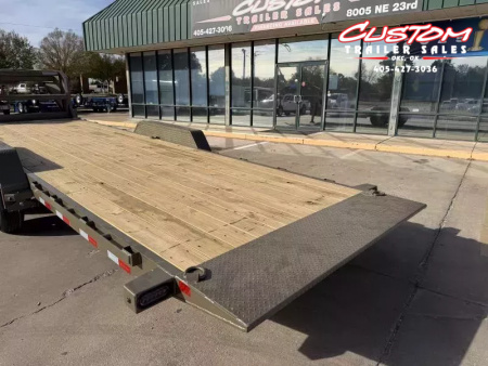 New #372940 2026 LOAD TRAIL TG 24 X 83 TANDEM AXLE 14K GOOSENECK RAPID LOADER FULL BED TILT DECK