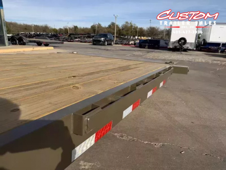 New #372940 2026 LOAD TRAIL TG 24 X 83 TANDEM AXLE 14K GOOSENECK RAPID LOADER FULL BED TILT DECK