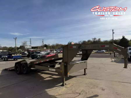 New #372940 2026 LOAD TRAIL TG 24 X 83 TANDEM AXLE 14K GOOSENECK RAPID LOADER FULL BED TILT DECK