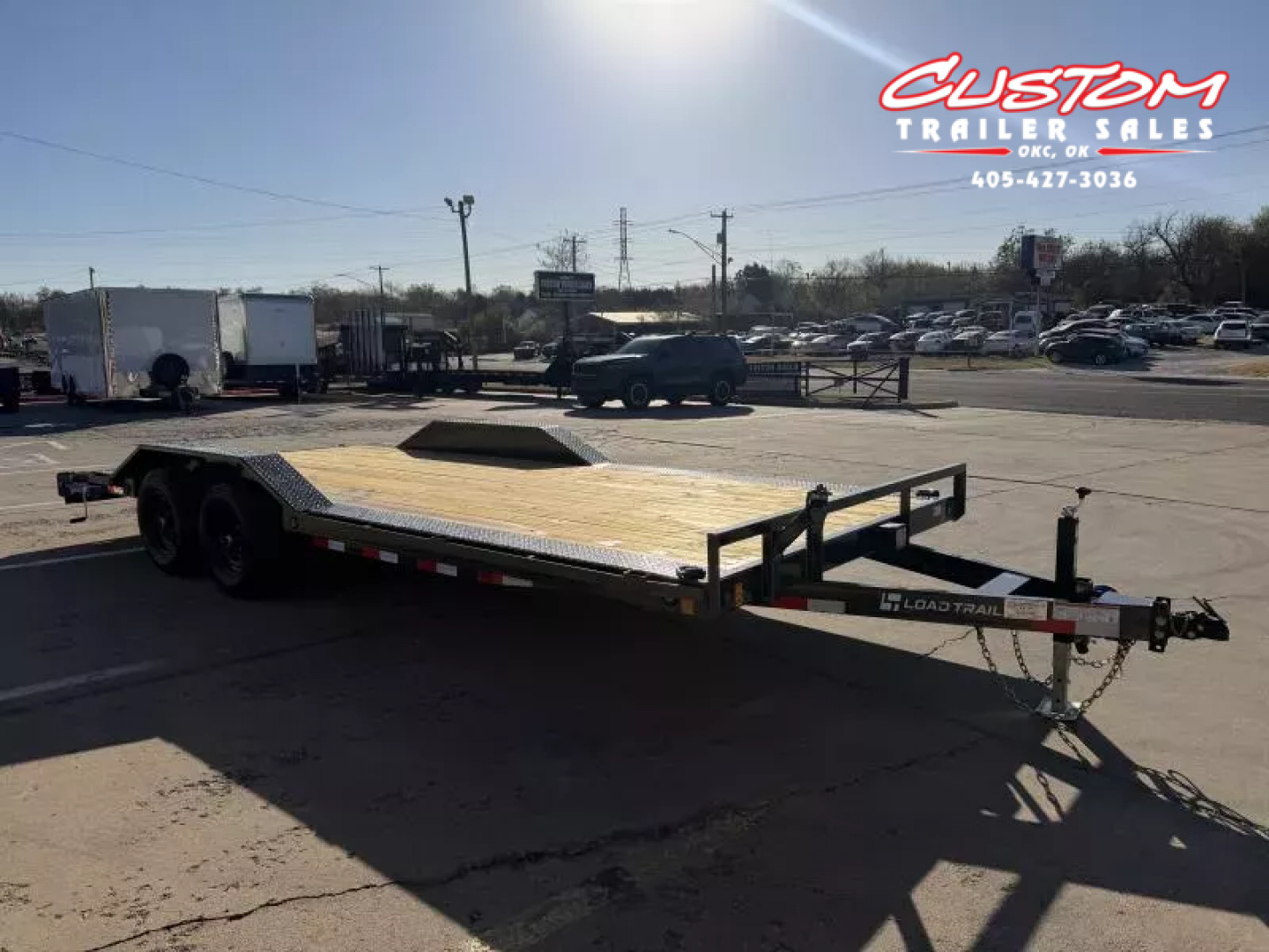 New #373854 2026 LOAD TRAIL CH 20 X 102 TANDEM AXLE 10K CAR HAULER W/ SLIDE IN RAMPS