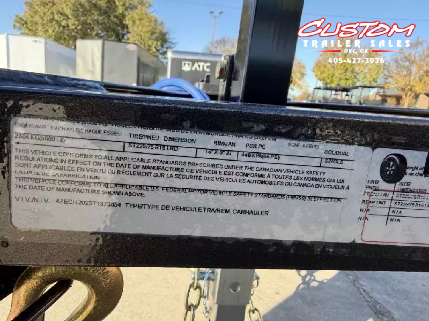 New #373854 2026 LOAD TRAIL CH 20 X 102 TANDEM AXLE 10K CAR HAULER W/ SLIDE IN RAMPS