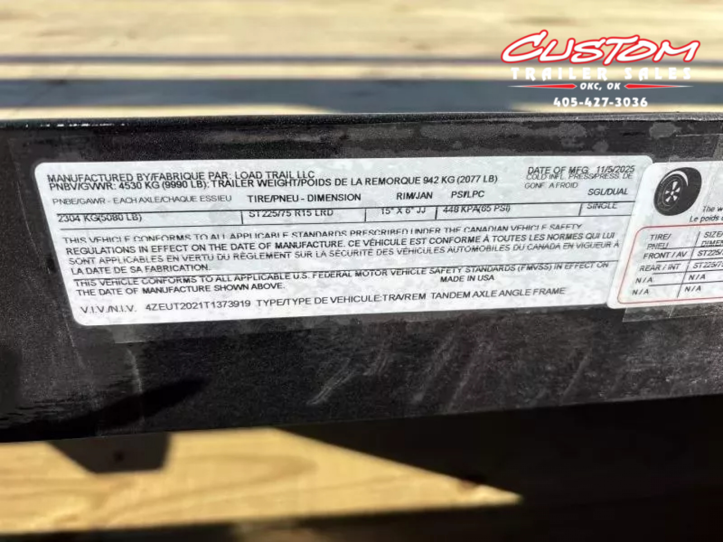 New #373919 2026 LOAD TRAIL UE 20 X 83 TANDEM AXLE 10K UTILITY W/ RAMP GATE