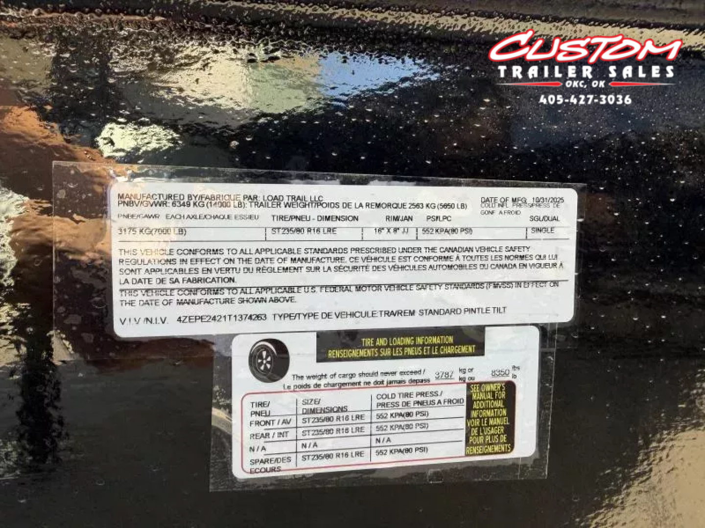 New #374263 2026 LOAD TRAIL PE 24 X 102 TANDEM AXLE BUMPER PULL 14K FULL BED DECKOVER TILT