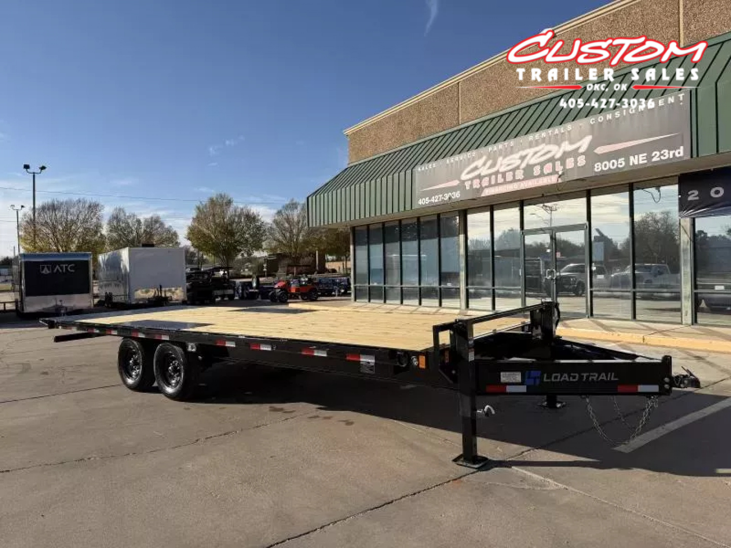 New #374263 2026 LOAD TRAIL PE 24 X 102 TANDEM AXLE BUMPER PULL 14K FULL BED DECKOVER TILT