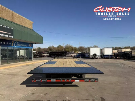 New #374263 2026 LOAD TRAIL PE 24 X 102 TANDEM AXLE BUMPER PULL 14K FULL BED DECKOVER TILT