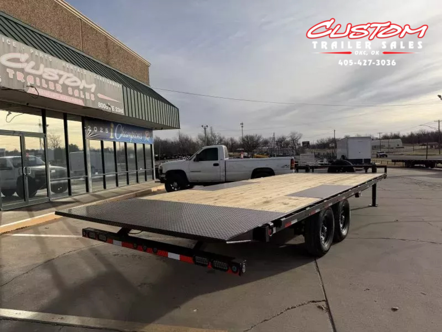 New #374418 2026 LOAD TRAIL PE 24 X 102 TANDEM AXLE BUMPER PULL 14K FULL BED FLATBED TILT