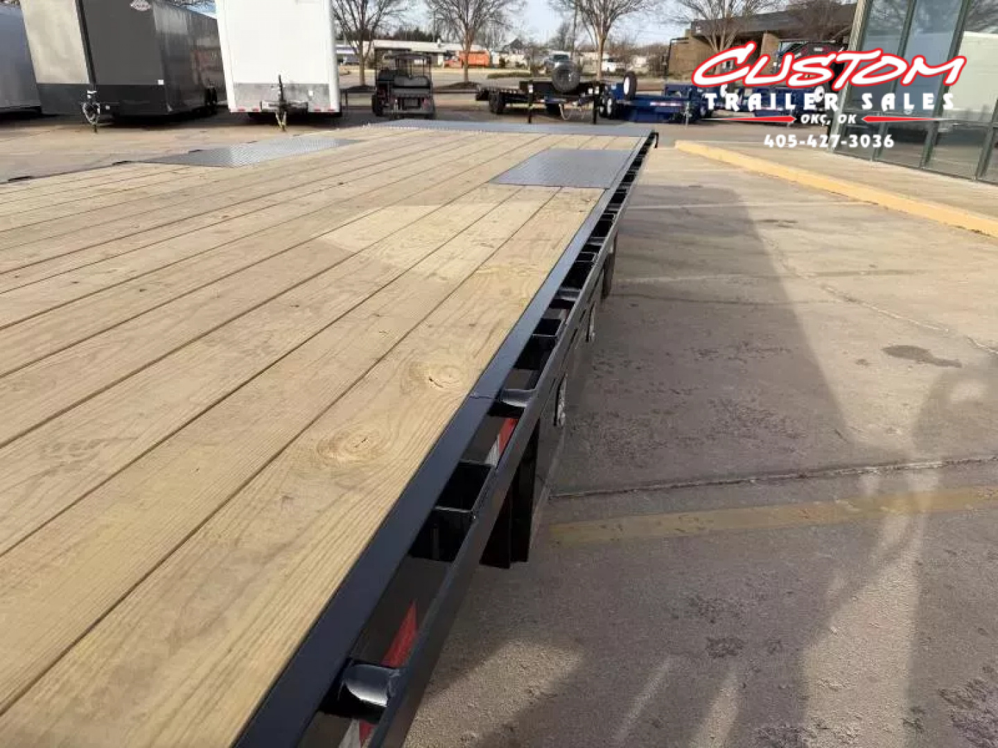 New #374418 2026 LOAD TRAIL PE 24 X 102 TANDEM AXLE BUMPER PULL 14K FULL BED FLATBED TILT