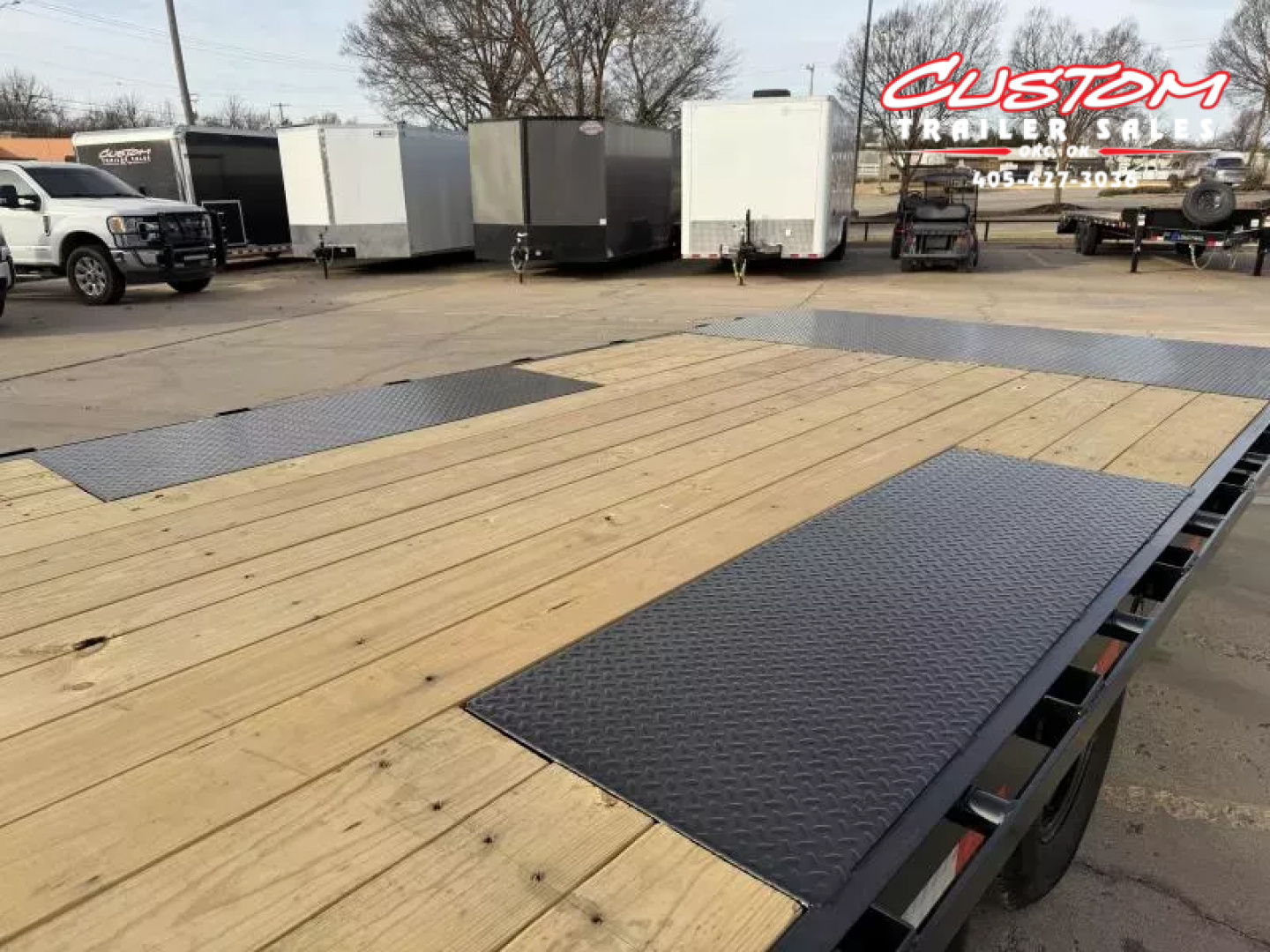 New #374418 2026 LOAD TRAIL PE 24 X 102 TANDEM AXLE BUMPER PULL 14K FULL BED FLATBED TILT