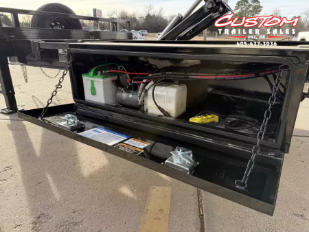 New #374418 2026 LOAD TRAIL PE 24 X 102 TANDEM AXLE BUMPER PULL 14K FULL BED FLATBED TILT