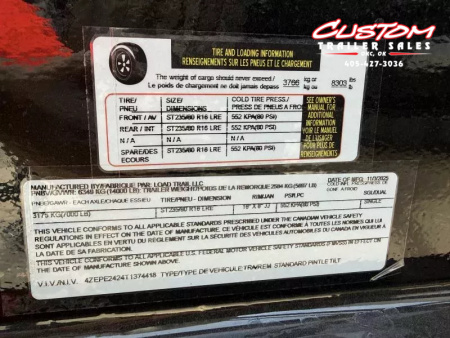 New #374418 2026 LOAD TRAIL PE 24 X 102 TANDEM AXLE BUMPER PULL 14K FULL BED FLATBED TILT