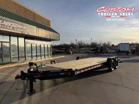 New #374450 2026 LOAD TRAIL CB 22 X 83 TANDEM AXLE 14K I-BEAM EQUIPMENT HAULER W/ MAX RAMPS