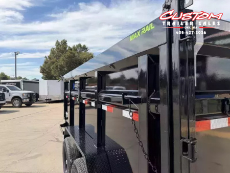 New #375641 2026 LOAD TRAIL DL 14 X 83 TANDEM AXLE LOW PRO 14K BUMPER PULL DUMP W/ 48" SIDES