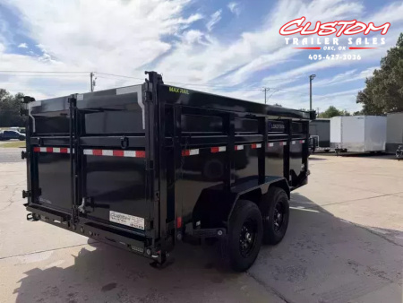 New #375641 2026 LOAD TRAIL DL 14 X 83 TANDEM AXLE LOW PRO 14K BUMPER PULL DUMP W/ 48" SIDES