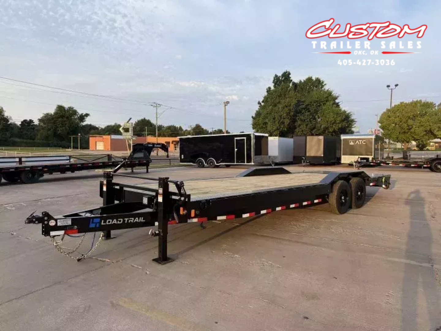 New #376235 2026 LOAD TRAIL CH 26 X 102 TANDEM AXLE 14K EQUIPMENT HAULER W/ MAX RAMPS