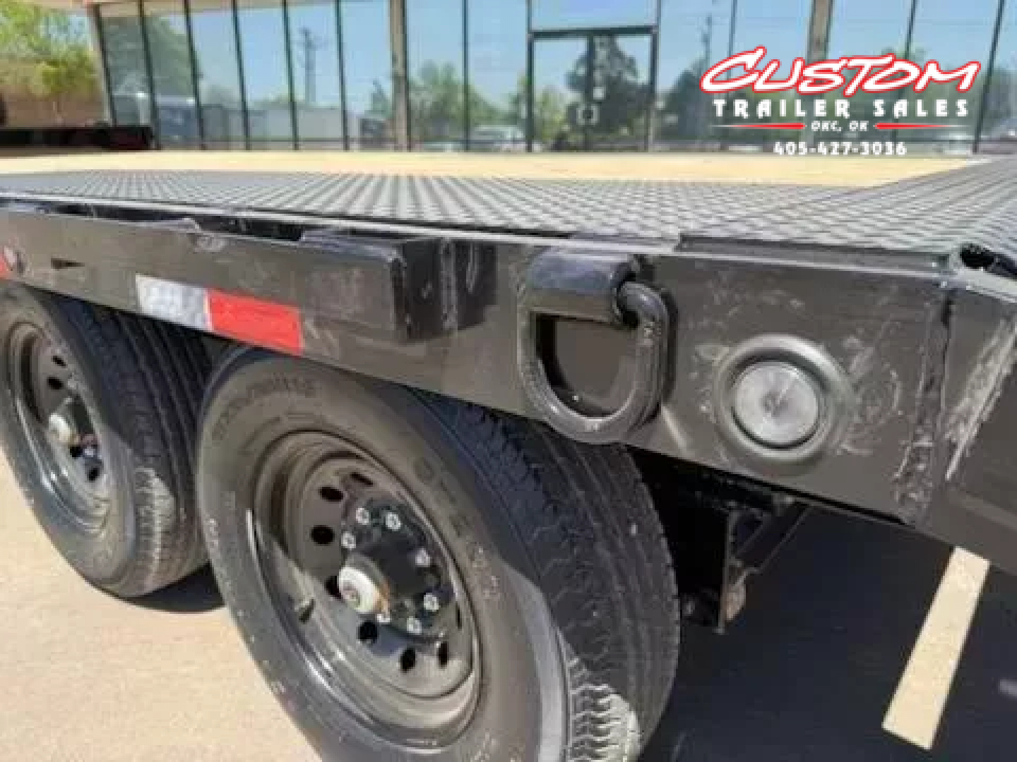 New #376254 2026 LOAD TRAIL PS 24 X 102 TANDEM AXLE BUMPER PULL 14K DECK OVER W/ MAX RAMPS & SPARE TIRE