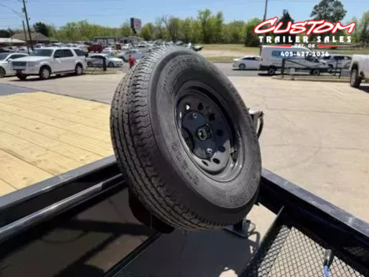 New #376254 2026 LOAD TRAIL PS 24 X 102 TANDEM AXLE BUMPER PULL 14K DECK OVER W/ MAX RAMPS & SPARE TIRE