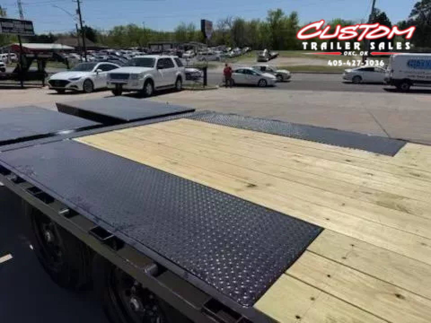 New #376254 2026 LOAD TRAIL PS 24 X 102 TANDEM AXLE BUMPER PULL 14K DECK OVER W/ MAX RAMPS & SPARE TIRE