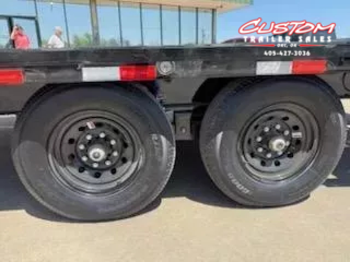 New #376254 2026 LOAD TRAIL PS 24 X 102 TANDEM AXLE BUMPER PULL 14K DECK OVER W/ MAX RAMPS & SPARE TIRE