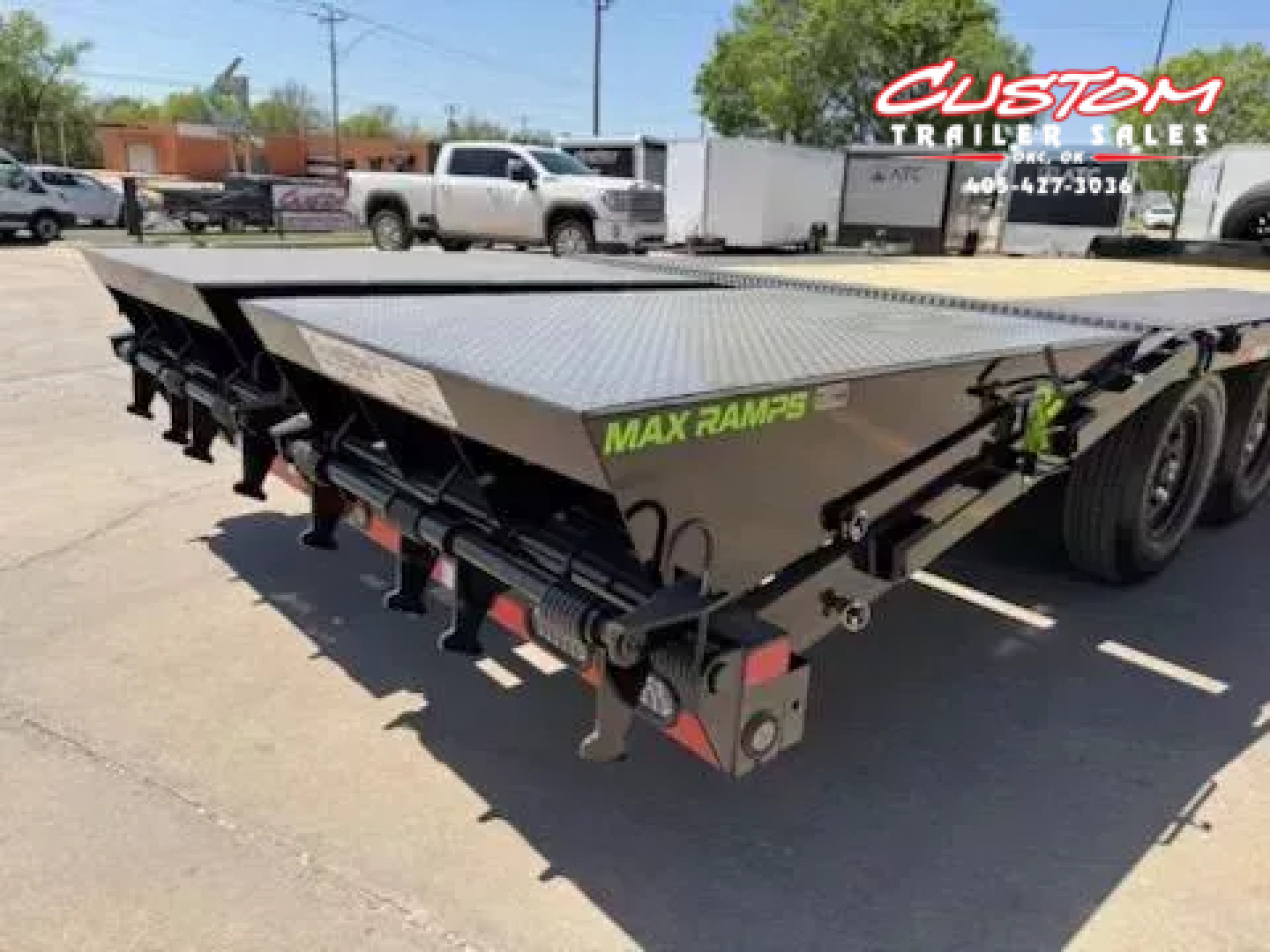 New #376254 2026 LOAD TRAIL PS 24 X 102 TANDEM AXLE BUMPER PULL 14K DECK OVER W/ MAX RAMPS & SPARE TIRE