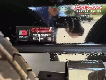 New #376254 2026 LOAD TRAIL PS 24 X 102 TANDEM AXLE BUMPER PULL 14K DECK OVER W/ MAX RAMPS & SPARE TIRE