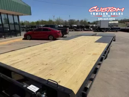 New #376254 2026 LOAD TRAIL PS 24 X 102 TANDEM AXLE BUMPER PULL 14K DECK OVER W/ MAX RAMPS & SPARE TIRE