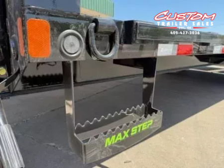 New #376254 2026 LOAD TRAIL PS 24 X 102 TANDEM AXLE BUMPER PULL 14K DECK OVER W/ MAX RAMPS & SPARE TIRE