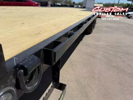 New #376254 2026 LOAD TRAIL PS 24 X 102 TANDEM AXLE BUMPER PULL 14K DECK OVER W/ MAX RAMPS & SPARE TIRE