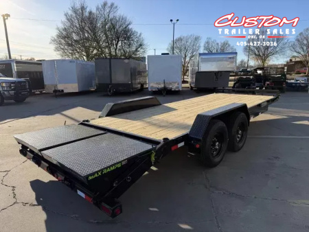 New #376773 2026 LOAD TRAIL CH 22 X 83 TANDEM AXLE 14K EQUIPMENT HAULER W/ MAX RAMPS