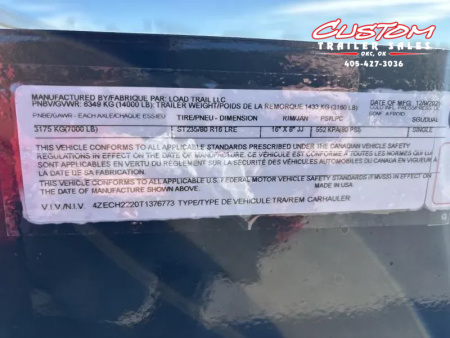 New #376773 2026 LOAD TRAIL CH 22 X 83 TANDEM AXLE 14K EQUIPMENT HAULER W/ MAX RAMPS