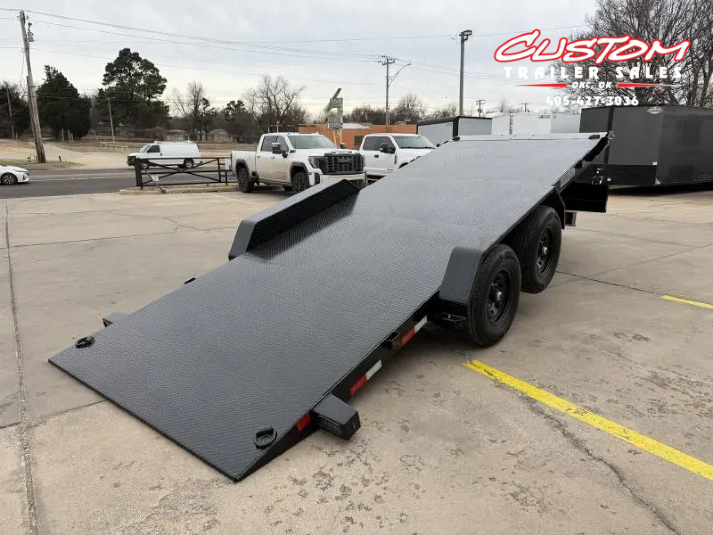 New #378043 2026 LOAD TRAIL TM 20 X 83 TANDEM AXLE RAPID LOADER 14K STEEL FLOOR TILT DECK TRAILER