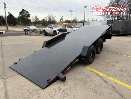 New #378043 2026 LOAD TRAIL TM 20 X 83 TANDEM AXLE RAPID LOADER 14K STEEL FLOOR TILT DECK TRAILER
