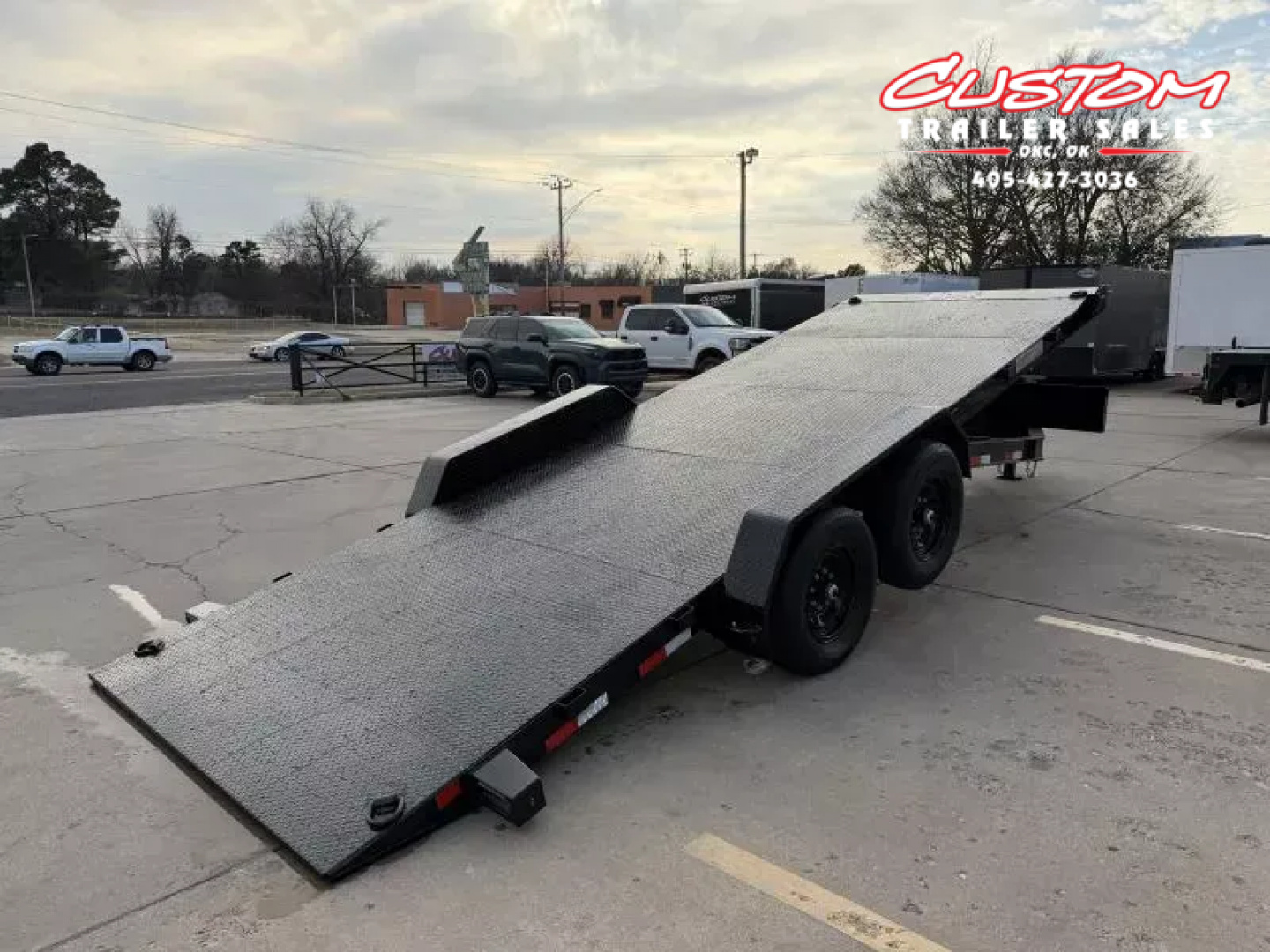 New #378050 2026 LOAD TRAIL TM 22 X 83 TANDEM AXLE RAPID LOADER 14K STEEL FLOOR TILT DECK TRAILER