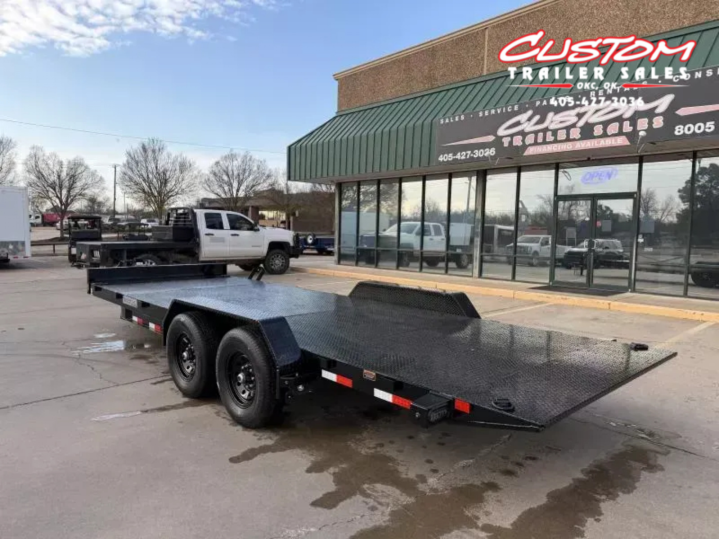 New #378050 2026 LOAD TRAIL TM 22 X 83 TANDEM AXLE RAPID LOADER 14K STEEL FLOOR TILT DECK TRAILER